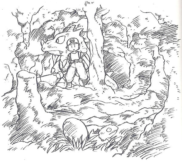 croquis de l'univers Pokémon